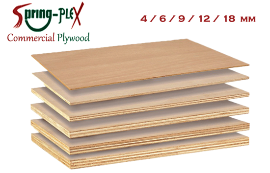 Springplex Commercial Plywood